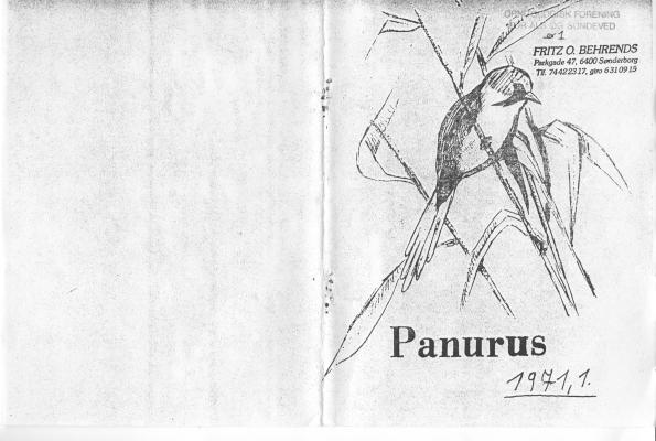 frim-per Panurus 1971 nummer 1 custom text